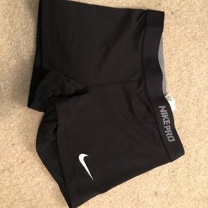 Nike pro compression shorts